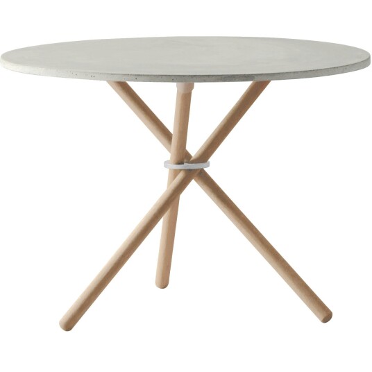 Eberhart Daphne Salongbord 65 Cm Lys Betong / Lys Sofabord Eik Light Oak DAPH 101 111