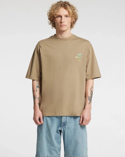Annarr Anrokholm Wildflower Ss Tee Khaki green S Annarr Anrokholm Wildflower Ss Tee Khaki green S