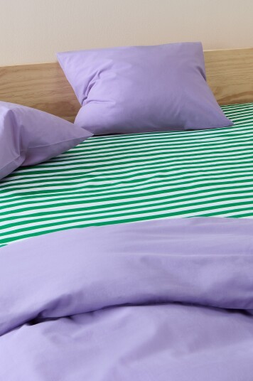 Jotex Stretchlaken Smaragdgrønn/hvit KAYO 20379420836