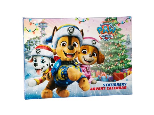 Paw patrol julekalender med skrivesaker