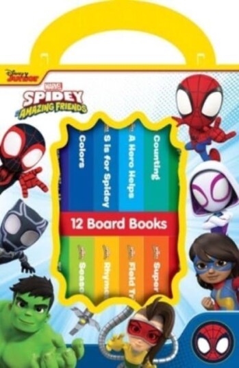 Disney Junior Marvel Spidey & His Amazing Friends 12 Books My First Library Av P I Kids Disney Junior Marvel Spidey & His Amazing Friends 12 Books My First Library Av P I Kids