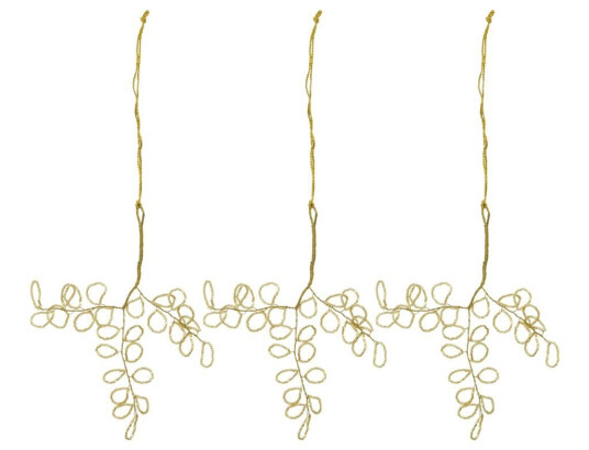 House Doctor Pearl Ornaments Gold 257873052 House Doctor Pearl Ornaments Gold 257873052