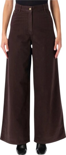 Sessun Dame Jeans Brun S,