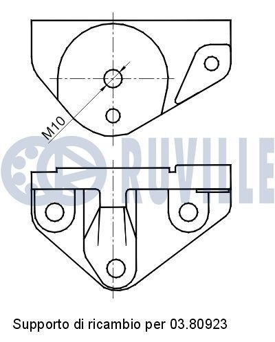 Stabilisatorstag RUVILLE 915837 Stabilisatorstag RUVILLE 915837