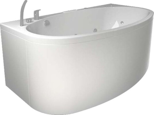 Westerbergs Boblebad Norden 170O Superior Soft Akryl Hvit
