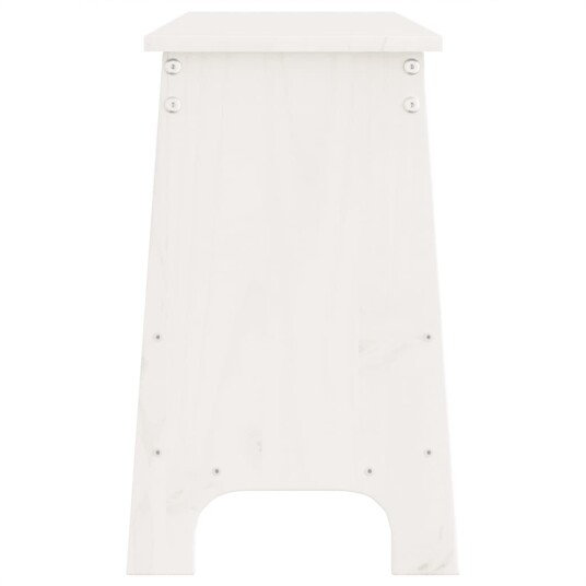 Gangbenk hvit 160x28x45 cm heltre furu 8721012196650 Gangbenk hvit 160x28x45 cm heltre furu 8721012196650
