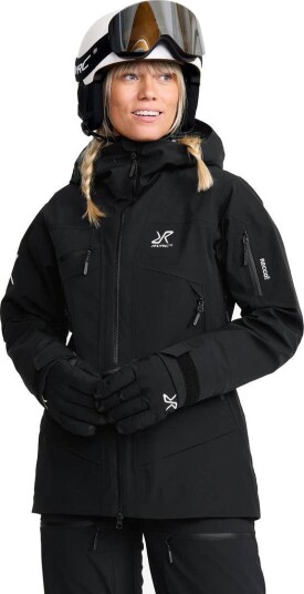 RevolutionRace Atlas 3L Ski Jacket Dame Black Størrelse:2XL   Skalljakke Turjakke & Vindjakke