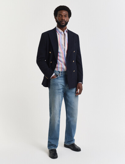 GANT Straight Fit Gant Jeans - Blue - 33 x 32