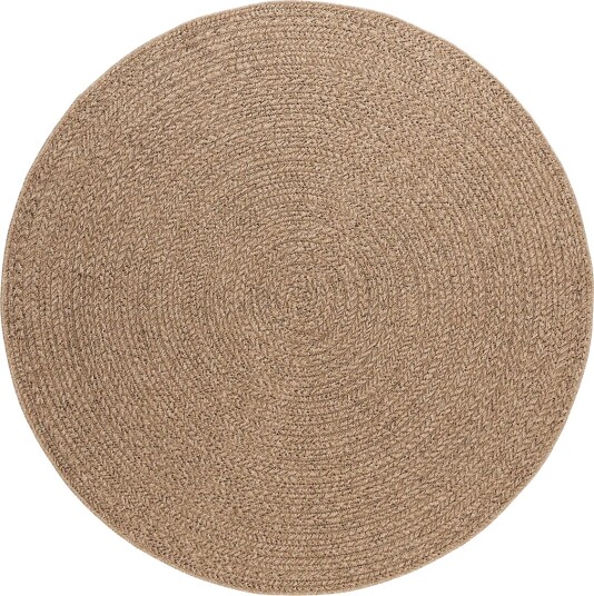 KM Home Natural Circle Beige 160X160CM