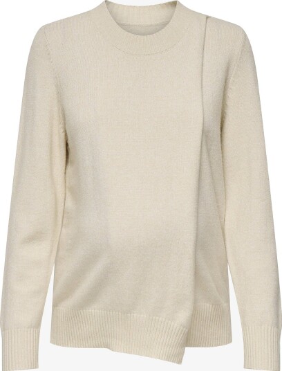 Only Maternity Olmcapucine Nursing Ls O Neck Pull Knt Cream S
