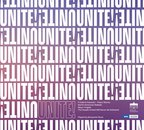 Benyamin Nuss, Frederic Rzewski Rzewski: Unite! CD Benyamin Nuss, Frederic Rzewski Rzewski: Unite! CD