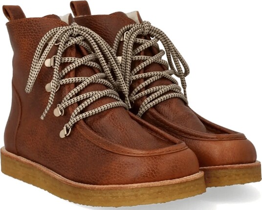 ANGULUS Boots - Flat - With Laces - 2509 COGNAC - 38