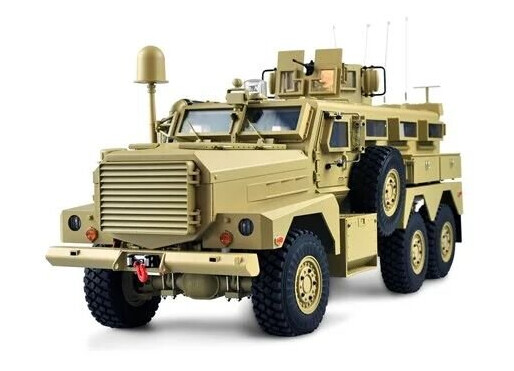 Amewi US Military Vehicle MRAP 6x6 1:12 RTR with Light Sound & Smoke