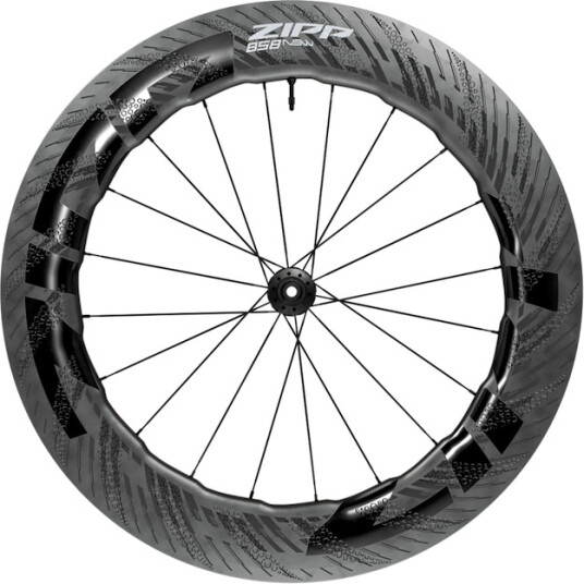 ZIPP 858 NSW 700c forhjul 12x100mm E-thru disc carbon