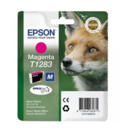 Epson T1282 M blekkpatron - C13T12834012 Original - Magneta 3,5 ml Epson T1282 M blekkpatron - C13T12834012 Original - Magneta 3,5 ml