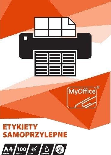Myoffice-Etiketter A4 Myoffice 210 X 148 Mm (100)