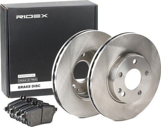 Bremseskiver og klosser RIDEX 3405B0441
