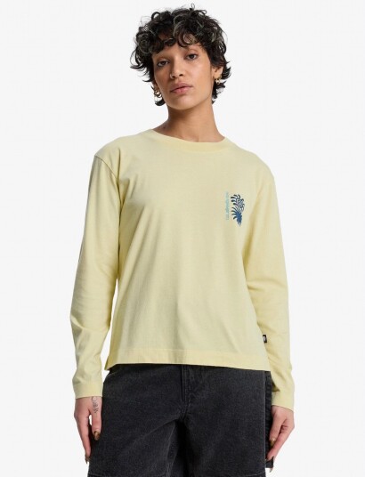 Quiksilver Standard Ls Tee Yellow M