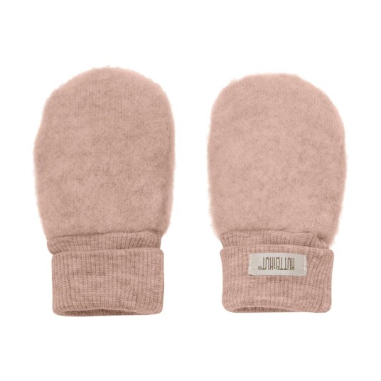 HUTTEliHUT Mittens Wool Fleece 2 layer – Mahogany Rose 56