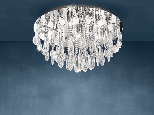 Taklampe Stars of Light Calaonda Krom Stue Rustfritt stål 31 Krom