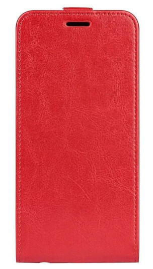EIDERWOOD Xiaomi 14 Ultra Vertikalt Flip Kunst Skinn Deksel med Lommebok - Rød