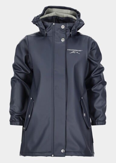 Swedemount Lammö Coat Jr Navy 140 Regnjakker