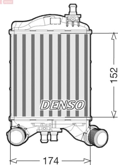 DENSO DIT09111 Intercooler DENSO DIT09111 Intercooler