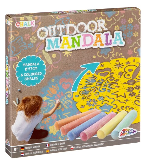 Grafix Outdoor Mandala 6 pcs chalk 610002 Grafix Outdoor Mandala 6 pcs chalk 610002