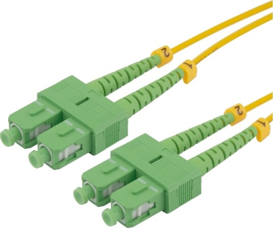 Deltaco Nettverkskabel Sc/Apc Enkeltmodus Hann Til Sc/Apc Enkeltmodus Hann 5 M 5 M Fiberoptisk Dupleks G.657.A2/Os2 Halogenfri Gul Deltaco Nettverkskabel Sc/Apc Enkeltmodus Hann Til Sc/Apc Enkeltmodus Hann 5 M 5 M Fiberoptisk Dupleks G.657.A2/Os2 Halogenfri Gul