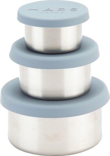 Haps Nordic Steel Trio Silver 50ML 110ML 220ML Haps Nordic Steel Trio Silver 50ML 110ML 220ML