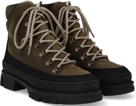 ANGULUS Boots Flat Khaki green 39