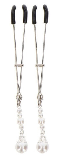 Taboom Tweezers With Pearls Silver