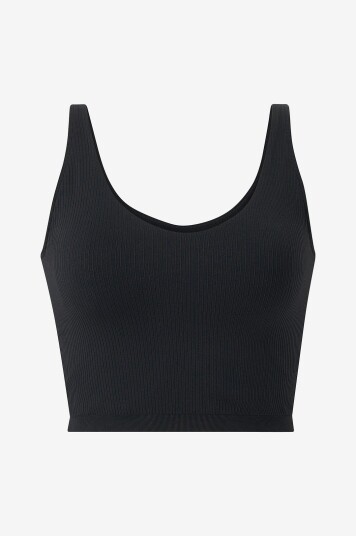Aim'n Sportstopp Ribbed Seamless Bralette Svart Aim'n Sportstopp Ribbed Seamless Bralette Svart