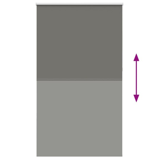 Rullegardin lystette 130x210 cm stoff bredde 126,6 cm polyester 8721158322746