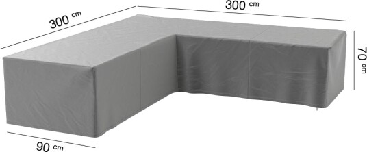AquaShield Møbeltrekk AquaShield Til sofagruppe 300 x 300 x 90 cm Grå