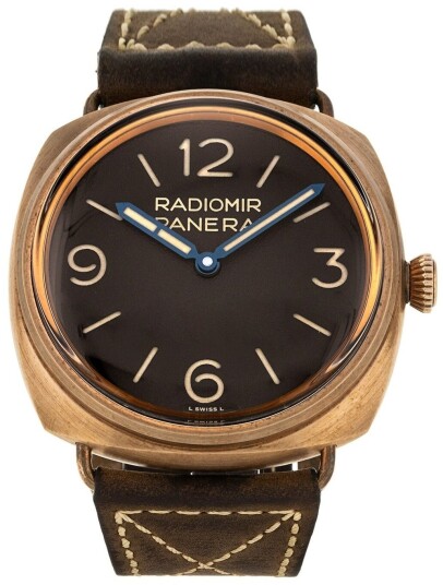Panerai Herreklokke PAM00760 Radiomir Grønn/Lær Ø47 mm
