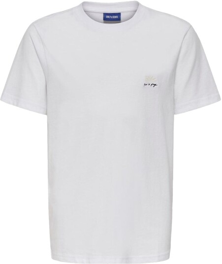 Only & Sons Osjplage t skjorte til barn Bright White (110/116) 110/116