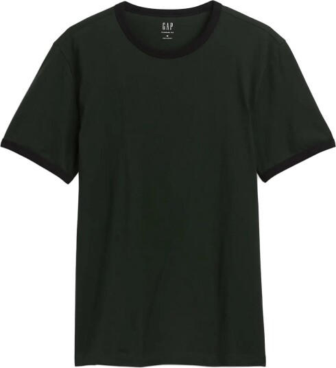 GAP Soft Cotton Jersey T Shirt From The Gap Collection GREEN GITANE M