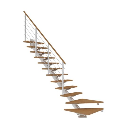 Dolle Plassbesparende Trapp Sydney Eik Oljet 1/4 Design 5086109 0100