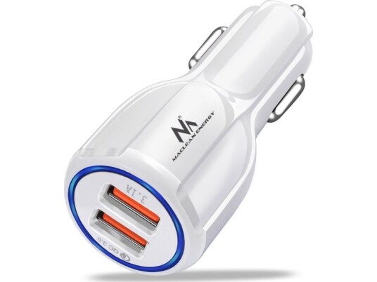 Maclean Bil-Lader 2×Usb-A, 3,1 A (MCE478 W)