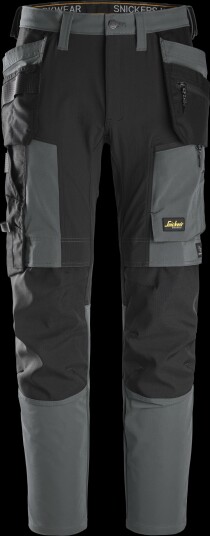 Snickers Workwear 6218 Midjebukse grå/svart Grå/Svart, Klær