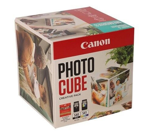 Canon Photo Cube Creative Pack - 2-pack - black colour (cyan magenta yellow) - original - glossy - ink cartridge / paper kit