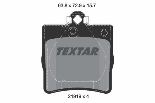 Bremseklosser TEXTAR 2191903 Bremseklosser TEXTAR 2191903