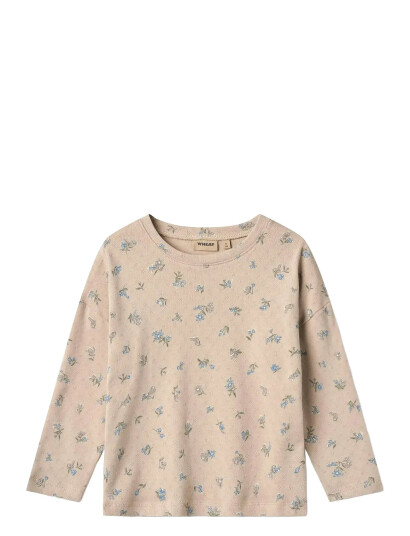 Wheat T-Shirt L/S Thilda Beige 128 Wheat T-Shirt L/S Thilda Beige 128
