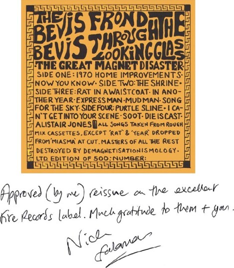 Bevis Through The Looking Glass Vinyl