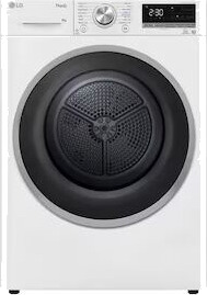 LG 8 kg Kondenstrommel med Varmepumpe og WiFi, Hvit