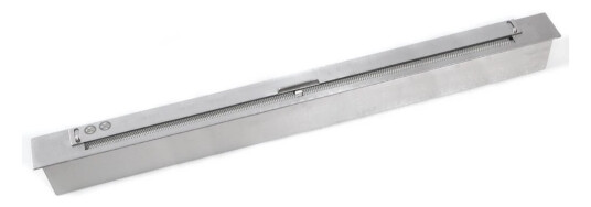 Scandiflames Slimline Brenner 120 cm Stål