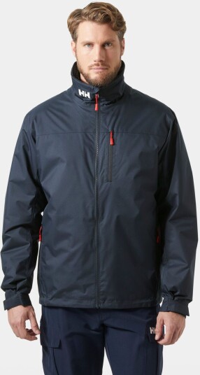 Helly Hansen Crew Hooded Pile Jacket Herre Marineblå 2XL