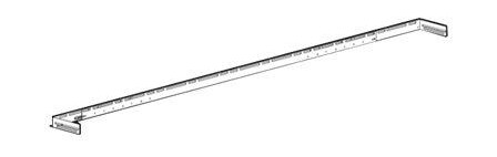 APC Schneider HyperPod Aisle Stop Rail 8-12ft - stoppeskinne for rackgang