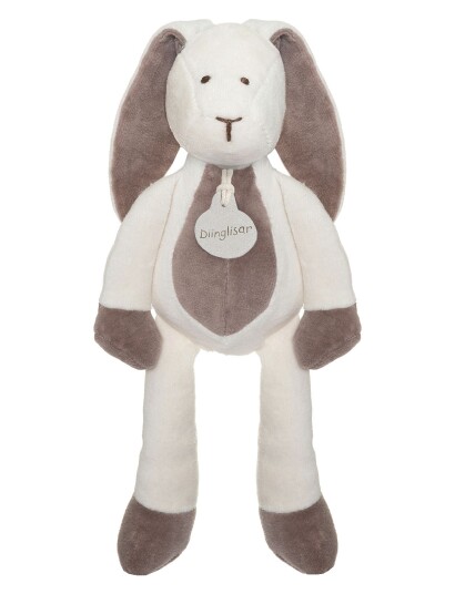 Teddykompaniet Diinglisar Organic, Rabbit - White - 30 cm Teddykompaniet Diinglisar Organic, Rabbit - White - 30 cm